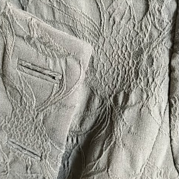 Light green brocade blazer, size 6 - Picture 3 of 3